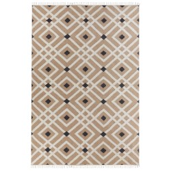 Dywan z juty 200 x 300 cm beżowy ESENCIK Dywan z juty 200 x 300 cm beżowy ESENCIK