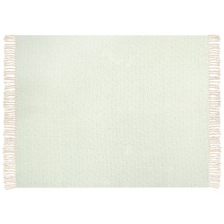 Koc MITYAL Bawełna 125 x 150 cm Miętowy Koc MITYAL Bawełna 125 x 150 cm Miętowy