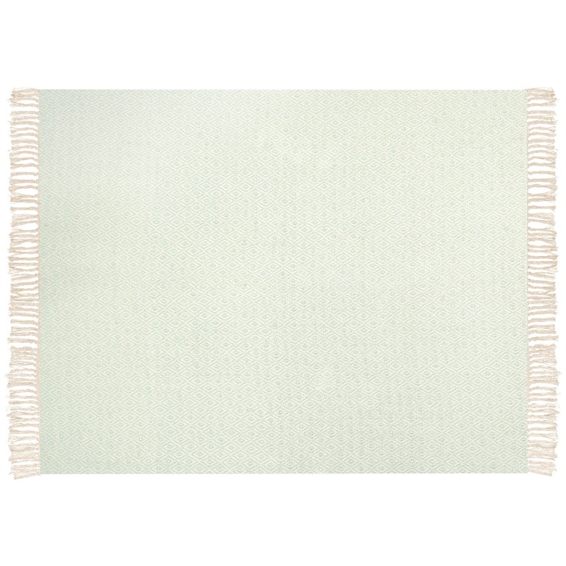 Koc MITYAL Bawełna 125 x 150 cm Miętowy Koc MITYAL Bawełna 125 x 150 cm Miętowy