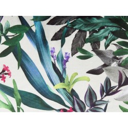 Zestaw 2 poduszek dekoracyjnych GASTERIA Welur 45 x 45 cm Zielony Wzór roślinny Zestaw 2 poduszek dekoracyjnych GASTERIA Welur 45 x 45 cm Zielony Wzór roślinny