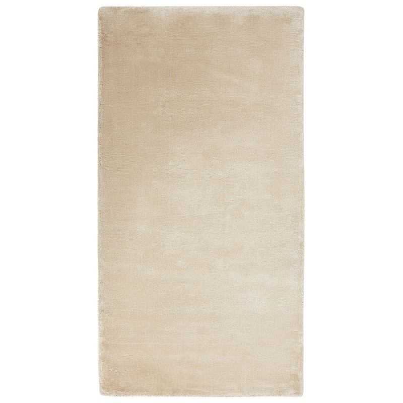 Dywan z wiskozy 80 x 150 cm beżowy GESI II Dywan z wiskozy 80 x 150 cm beżowy GESI II