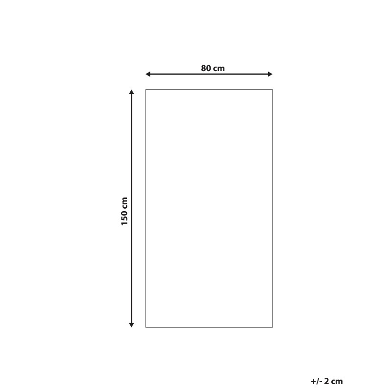 Dywan z wiskozy 80 x 150 cm beżowy GESI II Dywan z wiskozy 80 x 150 cm beżowy GESI II
