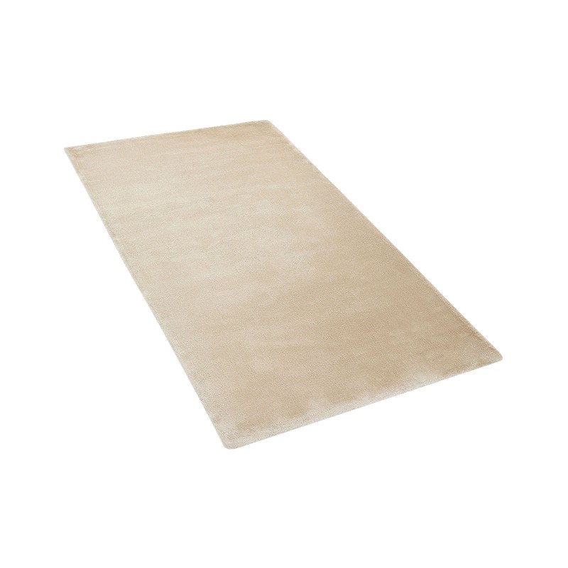 Dywan z wiskozy 80 x 150 cm beżowy GESI II Dywan z wiskozy 80 x 150 cm beżowy GESI II