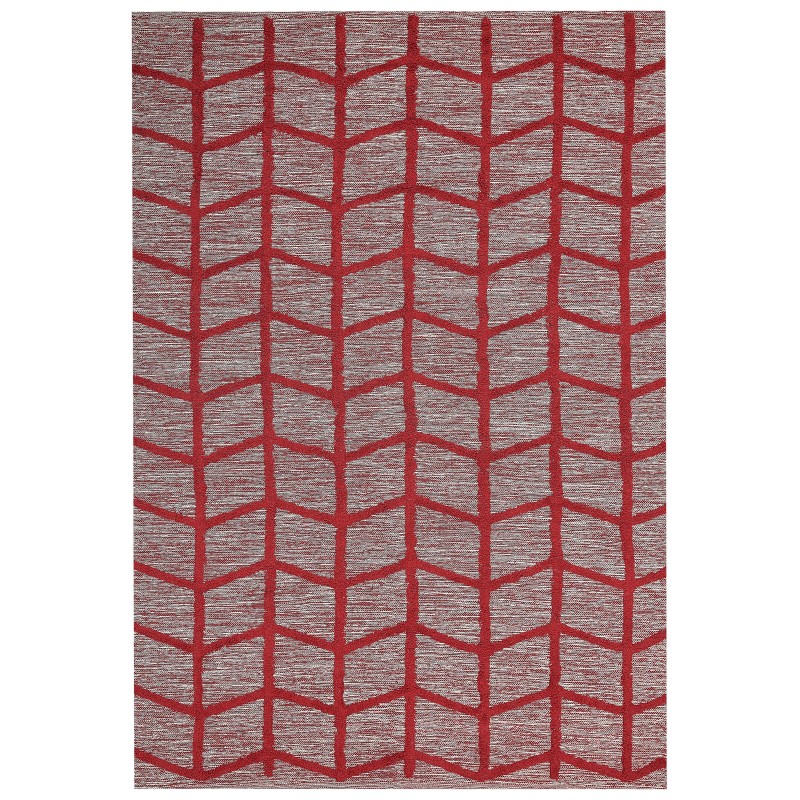 Dywan bawełniany 160 x 230 cm czerwony SIVAS Dywan bawełniany 160 x 230 cm czerwony SIVAS