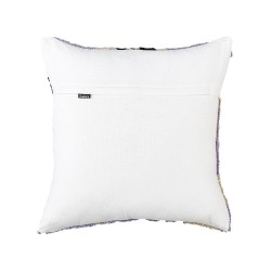 2 poduszki bawełniane dekoracyjne dla dzieci w kwiaty 45 x 45 cm fioletowe SOAPWORT 2 poduszki bawełniane dekoracyjne dla dzieci w kwiaty 45 x 45 cm fioletowe SOAPWORT