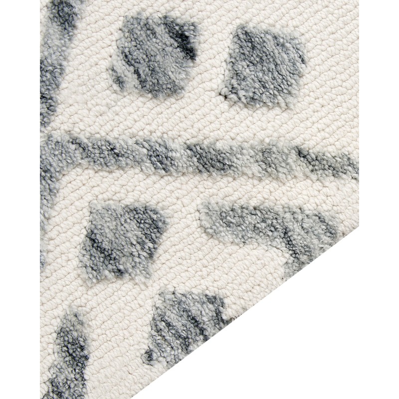 Dywan 160 x 230 cm beżowo-szary ASPANI Dywan 160 x 230 cm beżowo-szary ASPANI