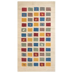 Dywan wełniany gabbeh 80 x 150 wielokolorowy MURATLI Dywan wełniany gabbeh 80 x 150 wielokolorowy MURATLI