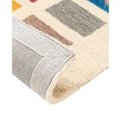 Dywan wełniany gabbeh 80 x 150 wielokolorowy MURATLI Dywan wełniany gabbeh 80 x 150 wielokolorowy MURATLI