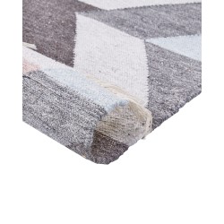 Dywan z juty 160 x 230 cm wielokolorowy NAKKAS Dywan z juty 160 x 230 cm wielokolorowy NAKKAS