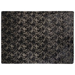 Koc GODAVARI 150 x 200 cm Czarny Koc GODAVARI 150 x 200 cm Czarny