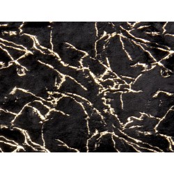 Koc GODAVARI 150 x 200 cm Czarny Koc GODAVARI 150 x 200 cm Czarny