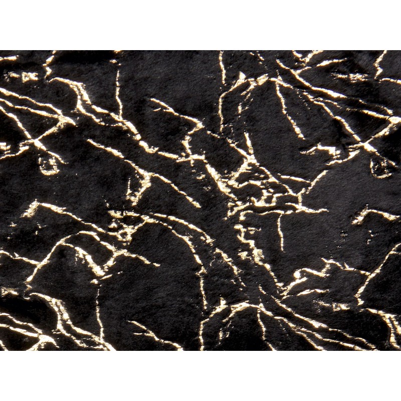 Koc GODAVARI 150 x 200 cm Czarny Koc GODAVARI 150 x 200 cm Czarny