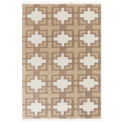 Dywan z juty 160 x 230 cm beżowy KONURTAY Dywan z juty 160 x 230 cm beżowy KONURTAY