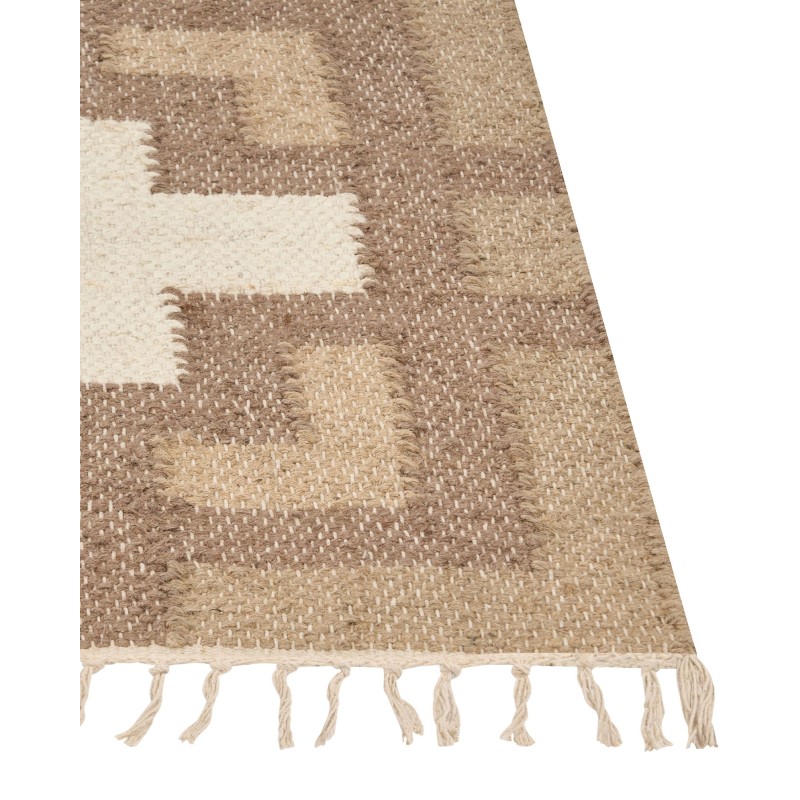 Dywan z juty 160 x 230 cm beżowy KONURTAY Dywan z juty 160 x 230 cm beżowy KONURTAY