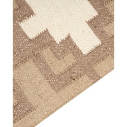 Dywan z juty 160 x 230 cm beżowy KONURTAY Dywan z juty 160 x 230 cm beżowy KONURTAY