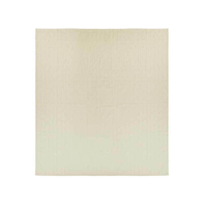 Narzuta na łóżko MARAKA Bawełna 200 x 220 cm Jasnobeżowy Narzuta na łóżko MARAKA Bawełna 200 x 220 cm Jasnobeżowy