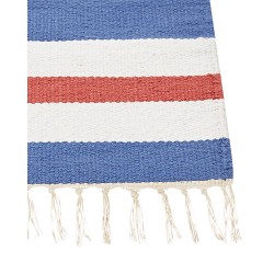 Dywan bawełniany kilim 200 x 300 cm wielokolorowy VARSER Dywan bawełniany kilim 200 x 300 cm wielokolorowy VARSER