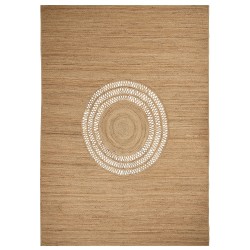 Dywan z juty 160 x 230 cm beżowy BOGAZOREN Dywan z juty 160 x 230 cm beżowy BOGAZOREN