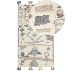 Dywan wełniany kilim 80 x 150 cm wielokolorowy MRGAVET