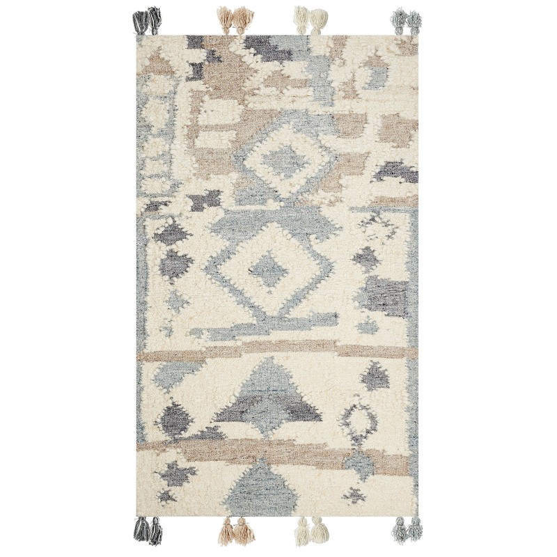 Dywan wełniany kilim 80 x 150 cm wielokolorowy MRGAVET Dywan wełniany kilim 80 x 150 cm wielokolorowy MRGAVET