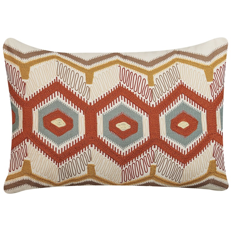 Poduszka dekoracyjna MAJRA Bawełna 40 x 60 cm Kolorowy Wzór geometryczny Poduszka dekoracyjna MAJRA Bawełna 40 x 60 cm Kolorowy Wzór geometryczny