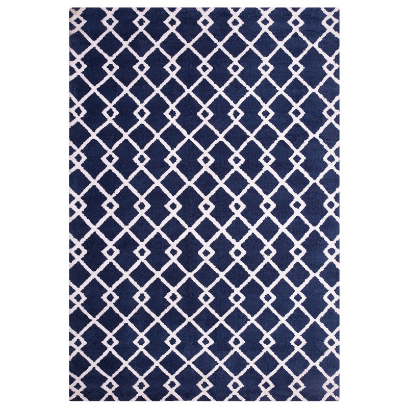 Dywan 160 x 230 cm niebieski SERRES Dywan 160 x 230 cm niebieski SERRES