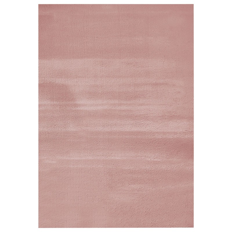 Dywan sztuczne futro królika 160 x 230 cm różowy MIRPUR Dywan sztuczne futro królika 160 x 230 cm różowy MIRPUR