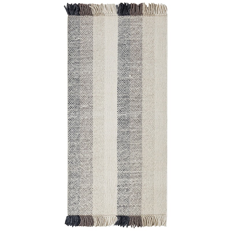 Dywan wełniany 80 x 150 cm złamana biel EMIRLER Dywan wełniany 80 x 150 cm złamana biel EMIRLER