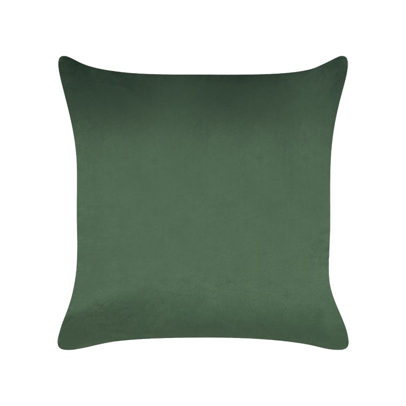Zestaw 2 poduszek dekoracyjnych GOLDSPRUCE Welur 45 x 45 cm Zielony Wzór świąteczny Zestaw 2 poduszek dekoracyjnych GOLDSPRUCE Welur 45 x 45 cm Zielony Wzór świąteczny