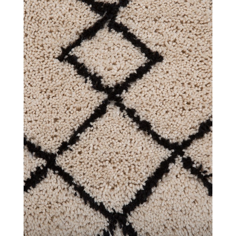 Dywan 160 x 230 cm beżowo-czarny HAVSA Dywan 160 x 230 cm beżowo-czarny HAVSA