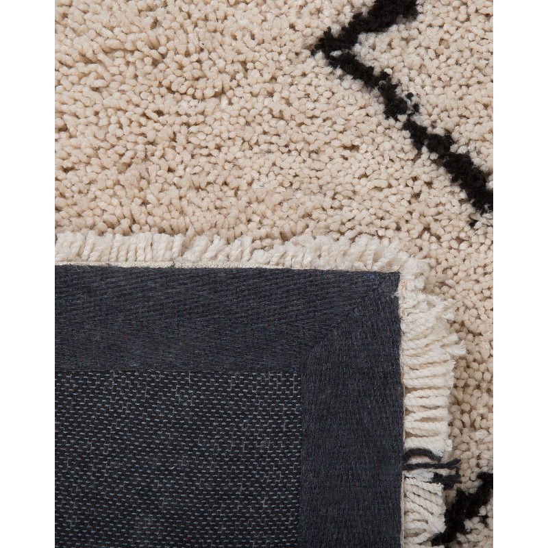 Dywan 160 x 230 cm beżowo-czarny HAVSA Dywan 160 x 230 cm beżowo-czarny HAVSA