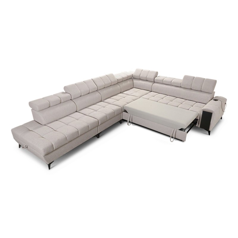 Ecksofa Venna XII mit Schlaffunktion und USB-Anschluss - Eleganz und Funktionalität in einem! Ecksofa Venna XII mit Schlaffunktion und USB-Anschluss - Eleganz und Funktionalität in einem!