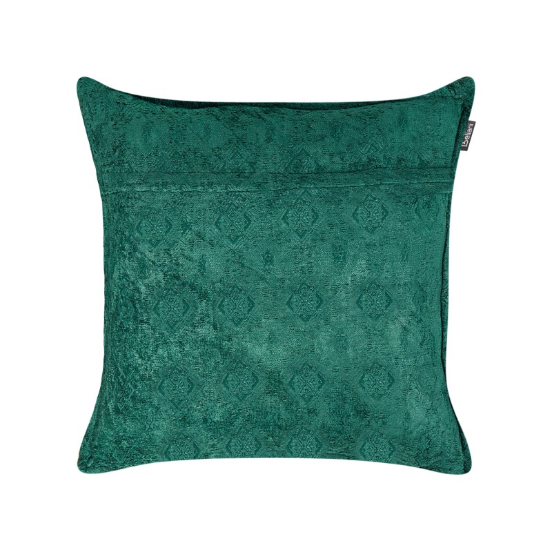 Zestaw 2 poduszek dekoracyjnych VERPIS Bawełna 50 x 50 cm Szmaragdowy Jednolity Zestaw 2 poduszek dekoracyjnych VERPIS Bawełna 50 x 50 cm Szmaragdowy Jednolity