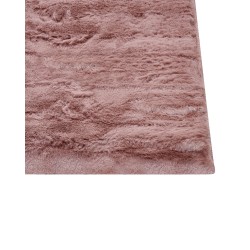 Dywan sztuczne futro królika 80 x 150 cm różowy MIRPUR Dywan sztuczne futro królika 80 x 150 cm różowy MIRPUR