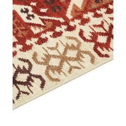 Dywan wełniany kilim 80 x 150 cm wielokolorowy VOSKEVAZ Dywan wełniany kilim 80 x 150 cm wielokolorowy VOSKEVAZ