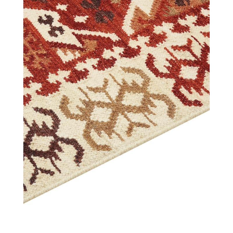 Dywan wełniany kilim 80 x 150 cm wielokolorowy VOSKEVAZ Dywan wełniany kilim 80 x 150 cm wielokolorowy VOSKEVAZ