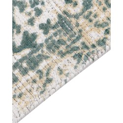 Dywan z wiskozy 160 x 230 cm beżowo-zielony BOYALI Dywan z wiskozy 160 x 230 cm beżowo-zielony BOYALI