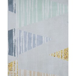 Dywan 80 x 150 cm szaro-żółty YAYLA Dywan 80 x 150 cm szaro-żółty YAYLA
