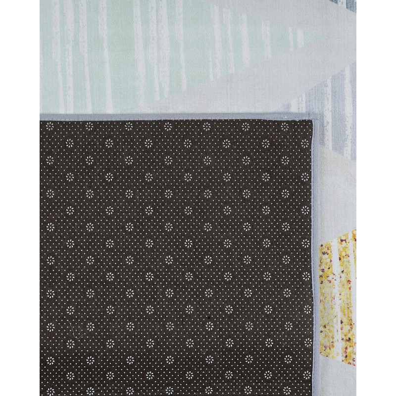 Dywan 80 x 150 cm szaro-żółty YAYLA Dywan 80 x 150 cm szaro-żółty YAYLA