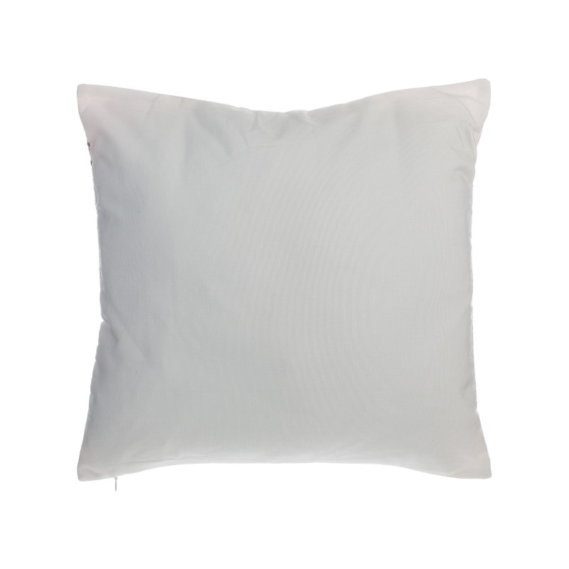 Zestaw 2 poduszek dekoracyjnych LANTANA 45 x 45 cm Różowy Efekt marmuru Zestaw 2 poduszek dekoracyjnych LANTANA 45 x 45 cm Różowy Efekt marmuru