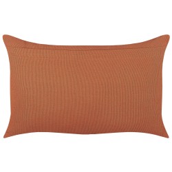 Zestaw 2 poduszek dekoracyjnych ORLAYA Bawełna 55 x 35 cm Pomarańczowy Wzór geometryczny Zestaw 2 poduszek dekoracyjnych ORLAYA Bawełna 55 x 35 cm Pomarańczowy Wzór geometryczny