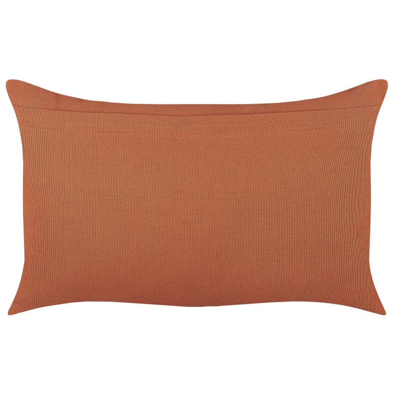 Zestaw 2 poduszek dekoracyjnych ORLAYA Bawełna 55 x 35 cm Pomarańczowy Wzór geometryczny Zestaw 2 poduszek dekoracyjnych ORLAYA Bawełna 55 x 35 cm Pomarańczowy Wzór geometryczny
