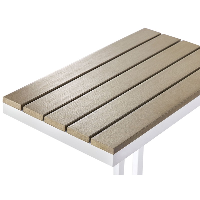 Stolik ogrodowy MESSINA 60 cm 35 cm Biały Stolik ogrodowy MESSINA 60 cm 35 cm Biały