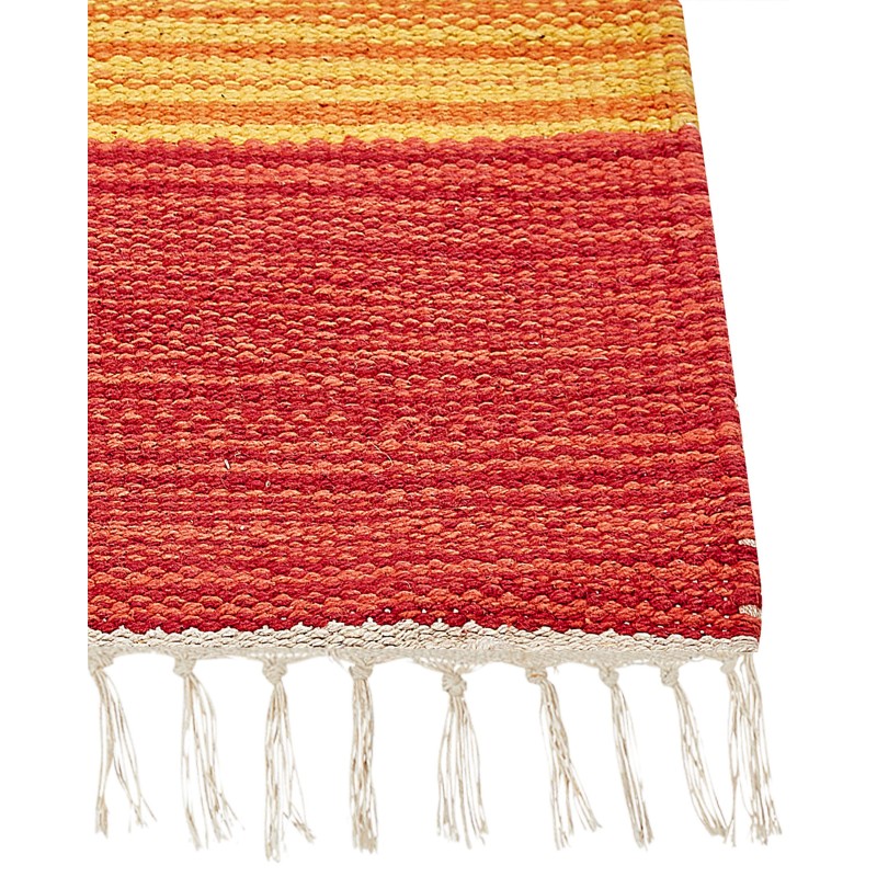 Dywan bawełniany kilim 140 x 200 cm wielokolorowy KAMARIS Dywan bawełniany kilim 140 x 200 cm wielokolorowy KAMARIS