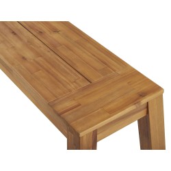 Ławka ogrodowa LIVORNO 169 cm Drewno akacjowe Brązowy Ławka ogrodowa LIVORNO 169 cm Drewno akacjowe Brązowy