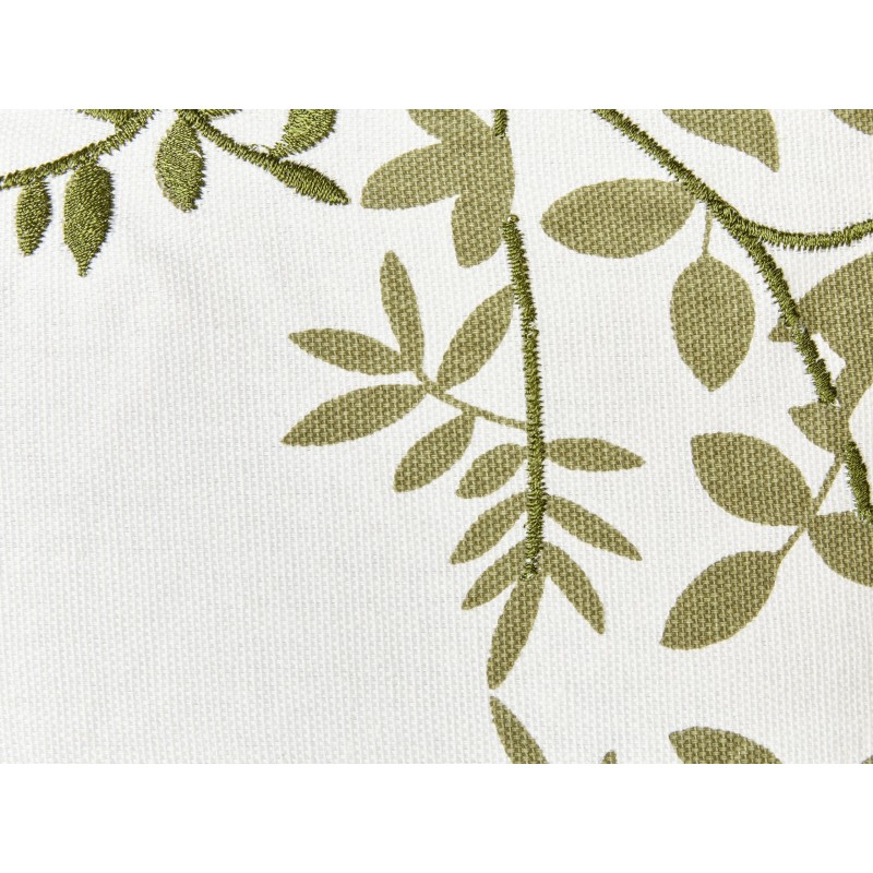 Zestaw 2 poduszek dekoracyjnych ZALEYA Bawełna 30 x 50 cm Biały Wzór kwiatowy Zestaw 2 poduszek dekoracyjnych ZALEYA Bawełna 30 x 50 cm Biały Wzór kwiatowy