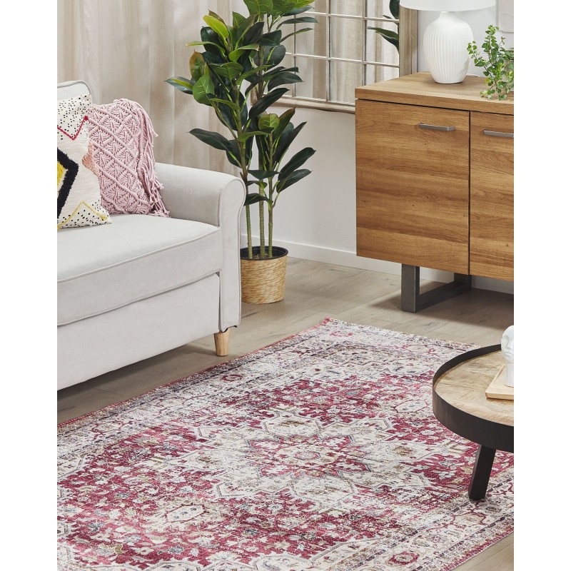 Dywan 150 x 230 cm czerwono-beżowy ARHAVI Dywan 150 x 230 cm czerwono-beżowy ARHAVI