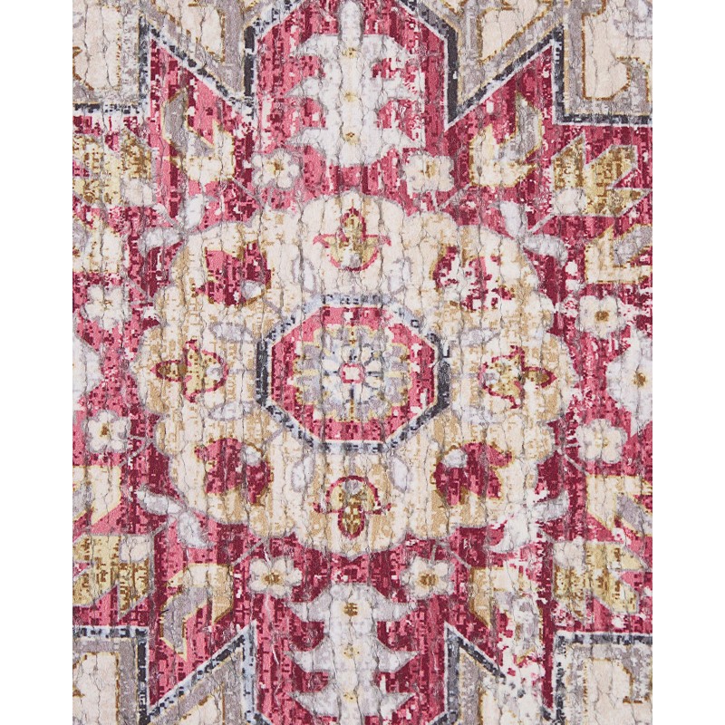 Dywan 150 x 230 cm czerwono-beżowy ARHAVI Dywan 150 x 230 cm czerwono-beżowy ARHAVI