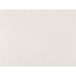 Narzuta na łóżko z poduszkami RUDKHAN 160 x 220 cm Kremowy Narzuta na łóżko z poduszkami RUDKHAN 160 x 220 cm Kremowy