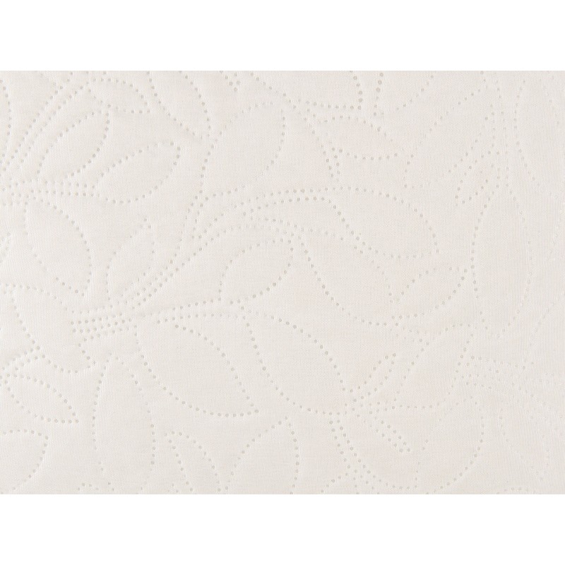 Narzuta na łóżko z poduszkami RUDKHAN 160 x 220 cm Kremowy Narzuta na łóżko z poduszkami RUDKHAN 160 x 220 cm Kremowy
